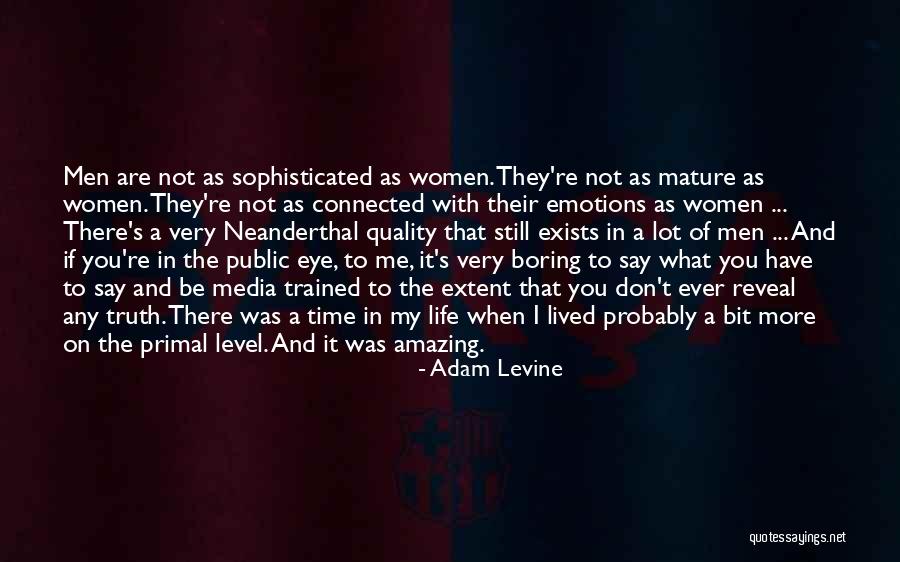 Women's Emotions Quotes By Adam Levine Women's Emotions Quotes By Adam Levine