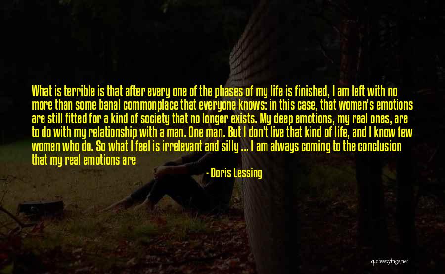 Women's Emotions Quotes By Doris Lessing