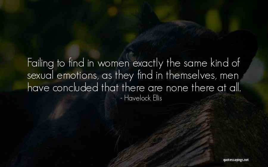 Women's Emotions Quotes By Havelock Ellis