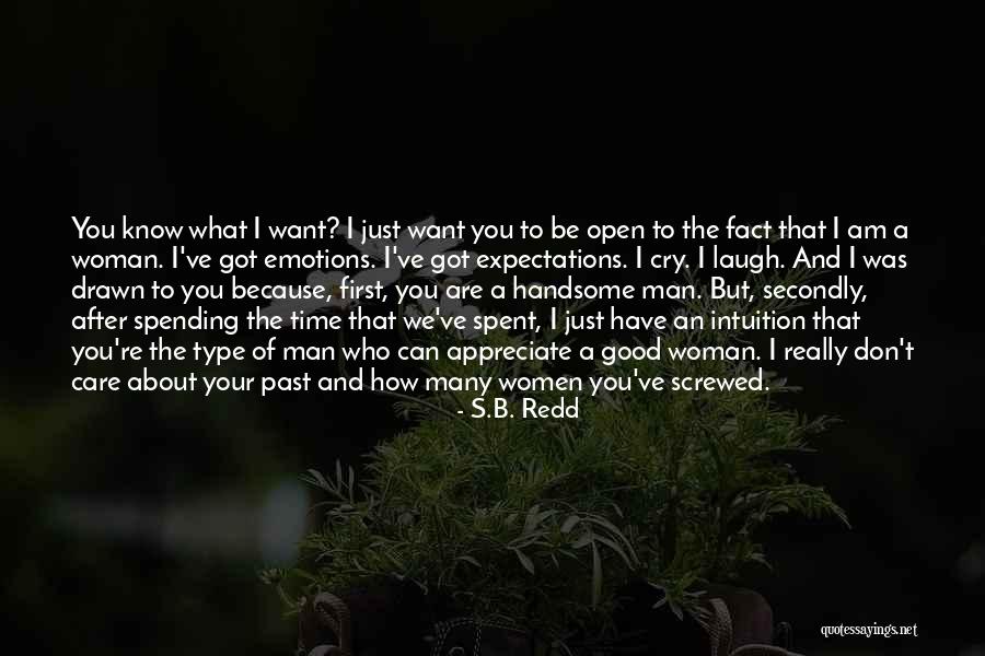 Women's Emotions Quotes By S.B. Redd Women's Emotions Quotes By S.B. Redd