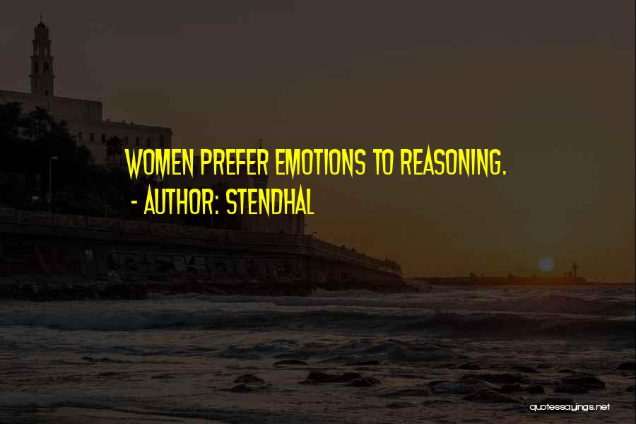 Women's Emotions Quotes By Stendhal