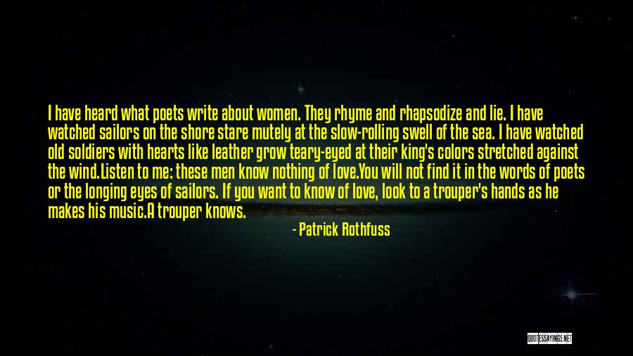 Women's Eyes Quotes By Patrick Rothfuss