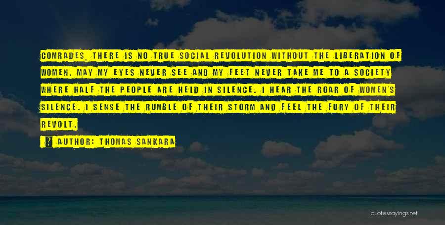 Women's Eyes Quotes By Thomas Sankara