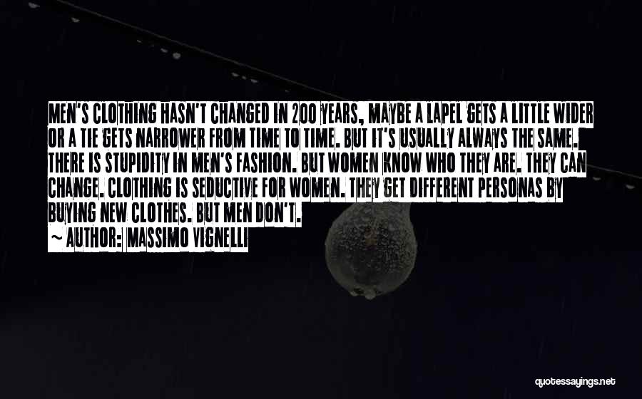 Women's Fashion Quotes By Massimo Vignelli