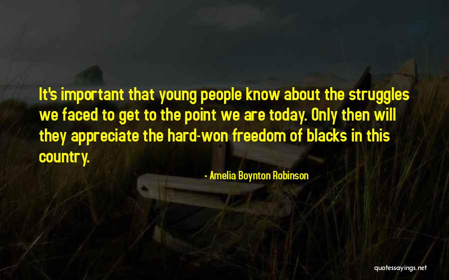 Women's Freedom Quotes By Amelia Boynton Robinson