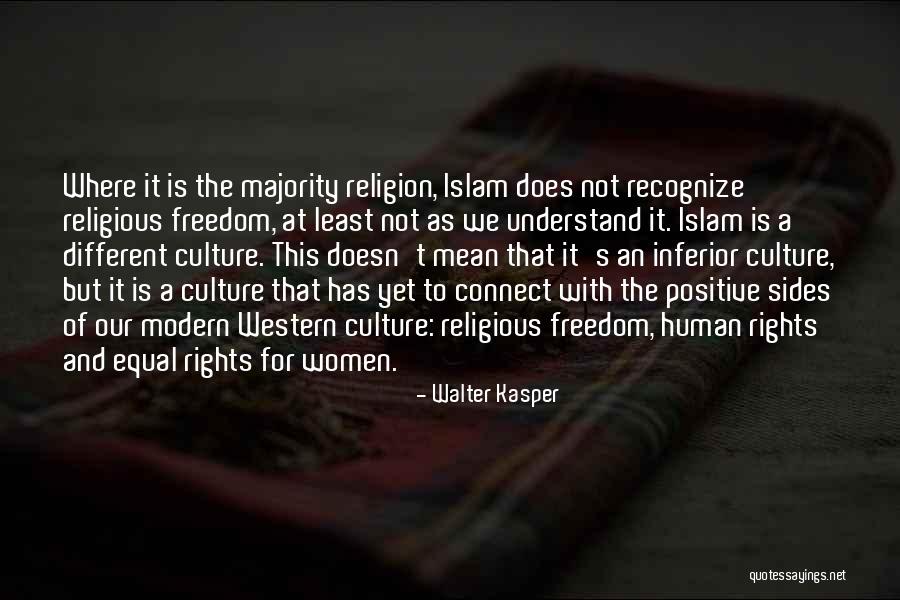 Women's Freedom Quotes By Walter Kasper