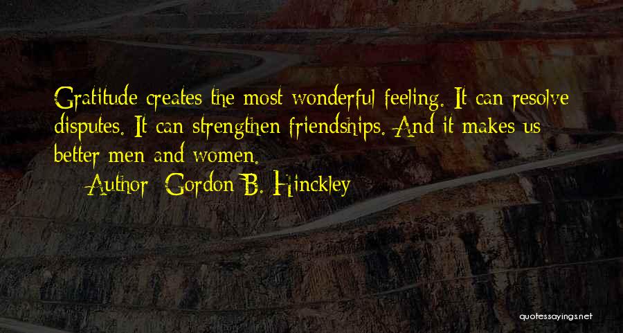 Women's Friendships Quotes By Gordon B. Hinckley