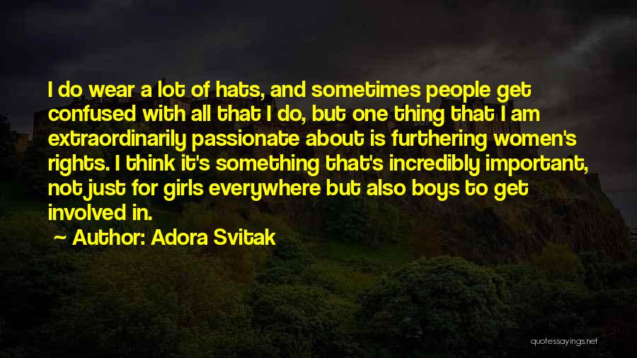 Women's Hats Quotes By Adora Svitak