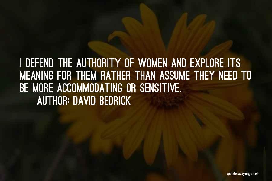 Women's History Quotes By David Bedrick