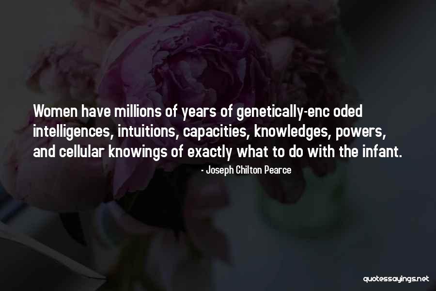 Women's Intuition Quotes By Joseph Chilton Pearce