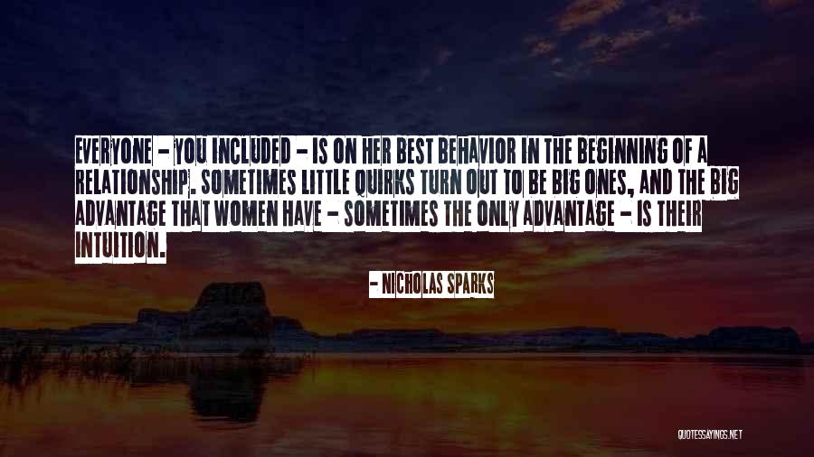 Women's Intuition Quotes By Nicholas Sparks