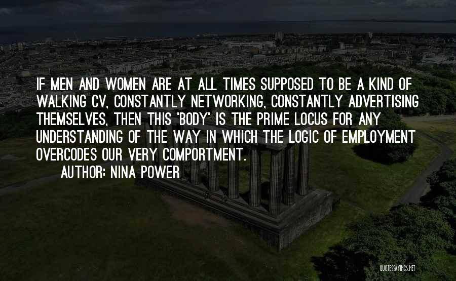 Women's Logic Quotes By Nina Power