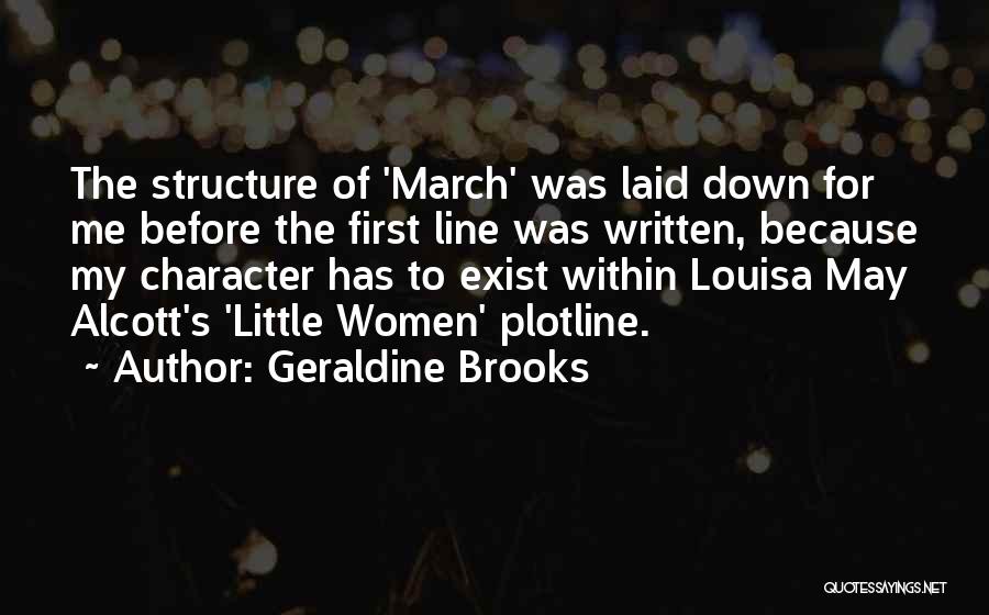 Women's March Quotes By Geraldine Brooks