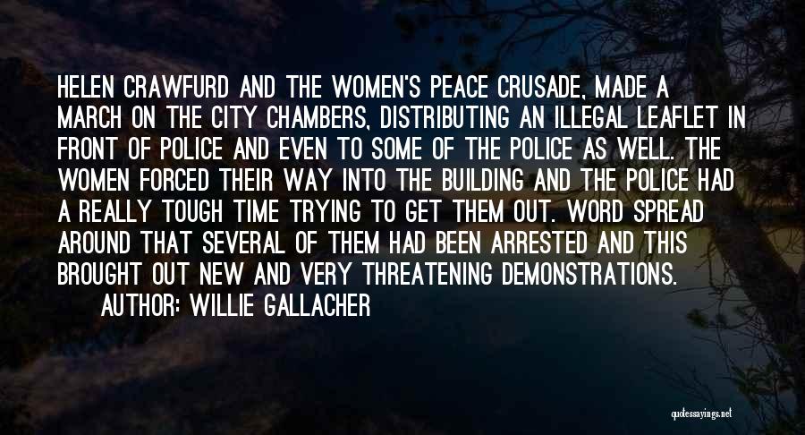 Women's March Quotes By Willie Gallacher