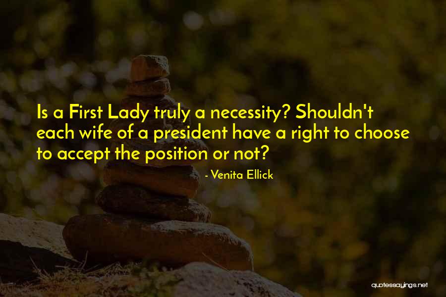 Women's Right To Choose Quotes By Venita Ellick