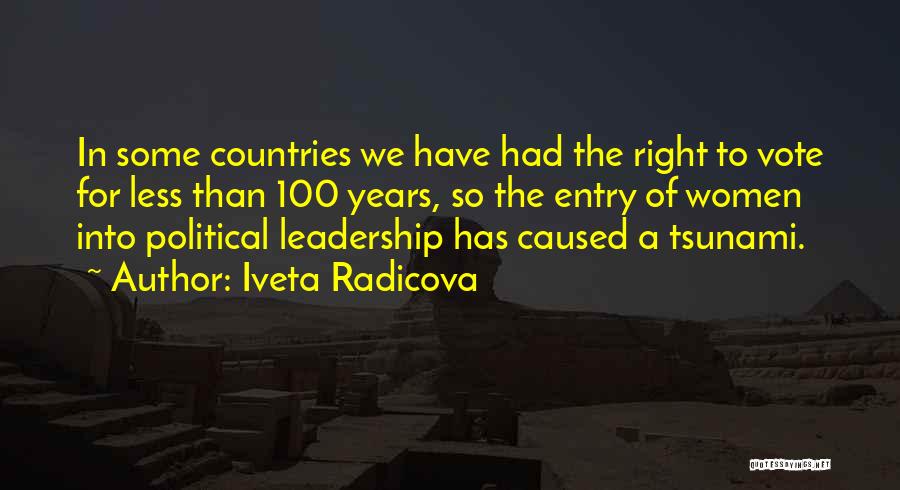 Women's Right To Vote Quotes By Iveta Radicova