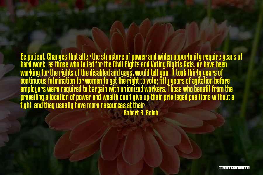 Women's Right To Vote Quotes By Robert B. Reich