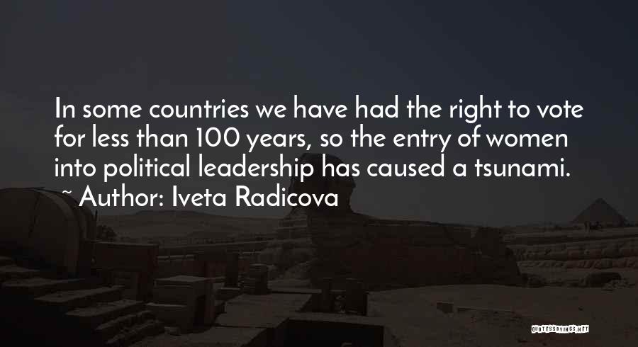 Women's Right Vote Quotes By Iveta Radicova