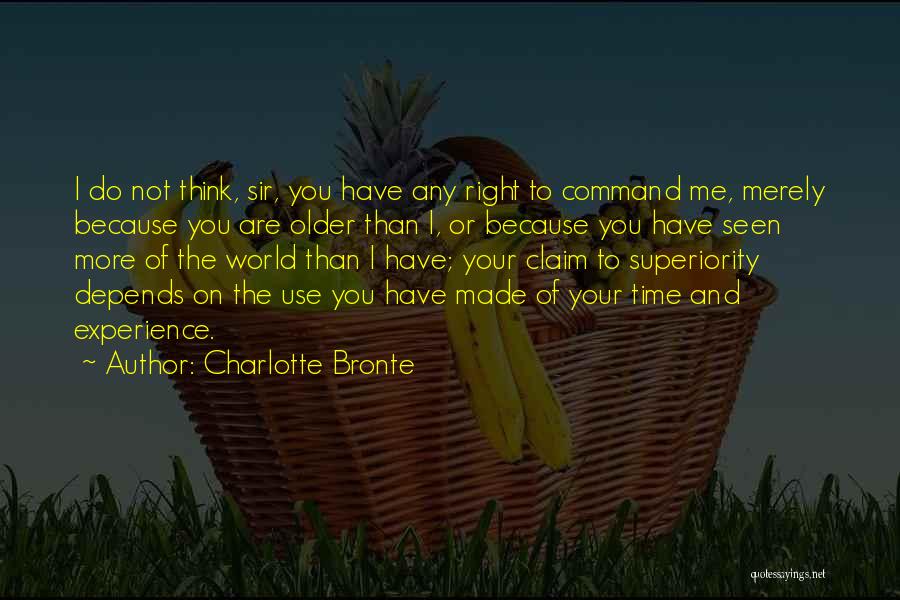 Women's Rights And Equality Quotes By Charlotte Bronte