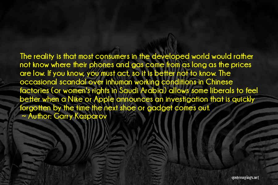 Women's Rights In Saudi Arabia Quotes By Garry Kasparov