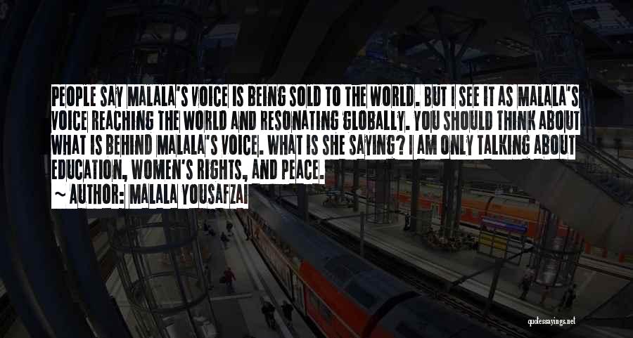 Women's Rights To Education Quotes By Malala Yousafzai