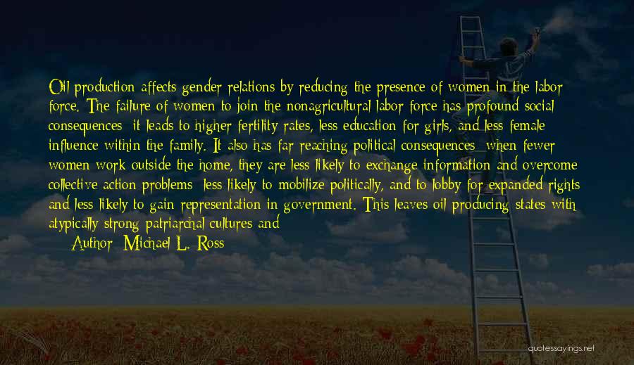 Women's Rights To Education Quotes By Michael L. Ross