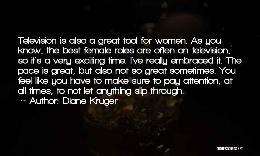 Women's Roles Quotes By Diane Kruger