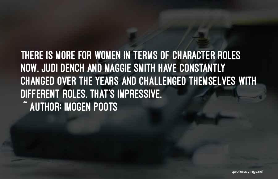 Women's Roles Quotes By Imogen Poots