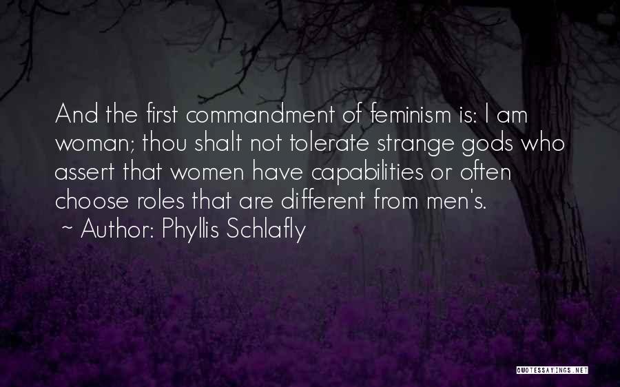 Women's Roles Quotes By Phyllis Schlafly