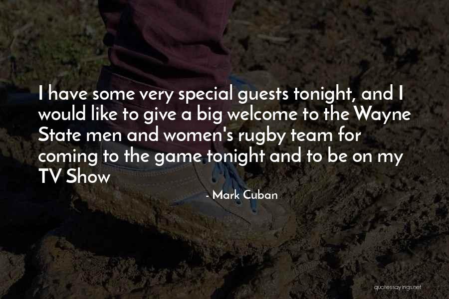 Women's Rugby Quotes By Mark Cuban