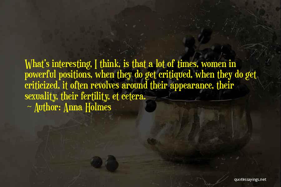 Women's Sexuality Quotes By Anna Holmes