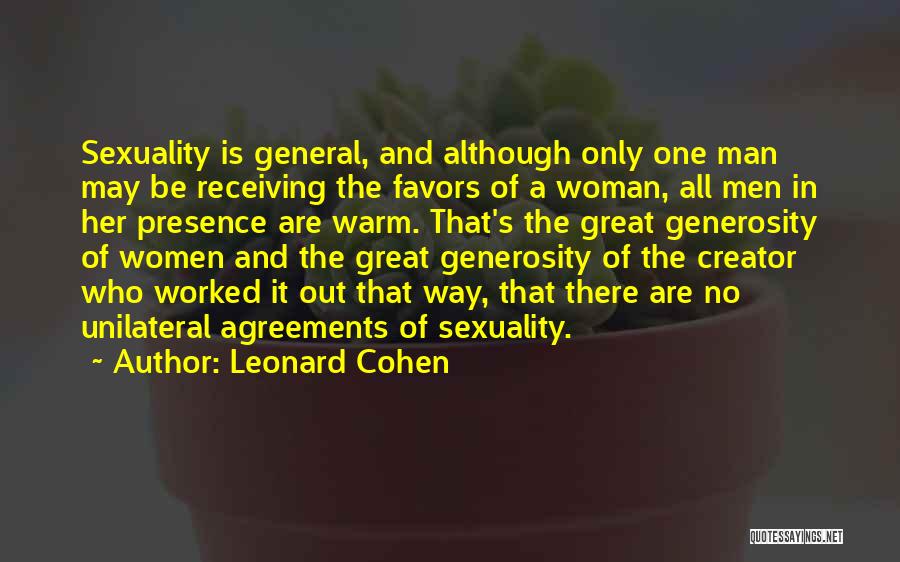 Women's Sexuality Quotes By Leonard Cohen