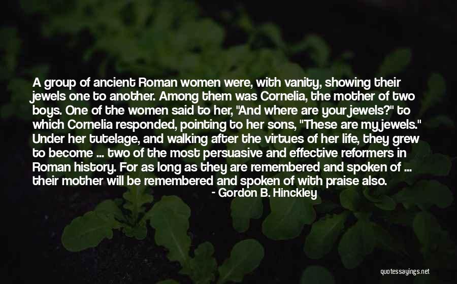 Women's Vanity Quotes By Gordon B. Hinckley Women's Vanity Quotes By Gordon B. Hinckley