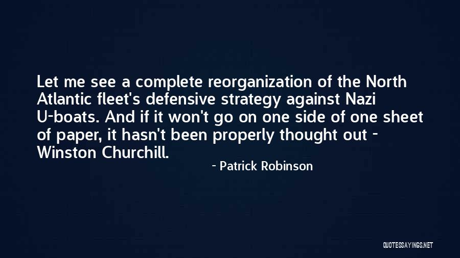 Won Churchill Quotes By Patrick Robinson