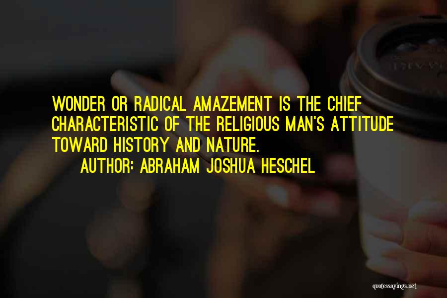 Wonder Amazement Quotes By Abraham Joshua Heschel