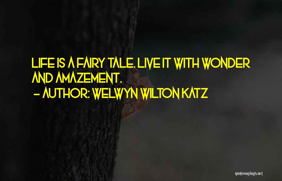 Wonder Amazement Quotes By Welwyn Wilton Katz