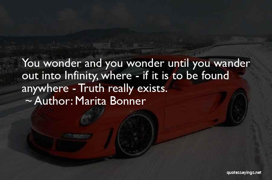 Wonder And Wander Quotes By Marita Bonner