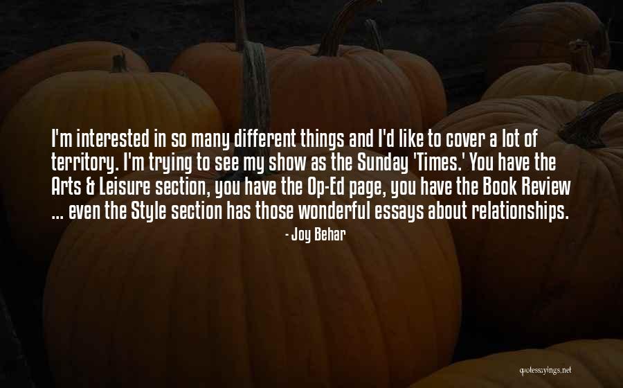 Wonder Book Review Quotes By Joy Behar Wonder Book Review Quotes By Joy Behar