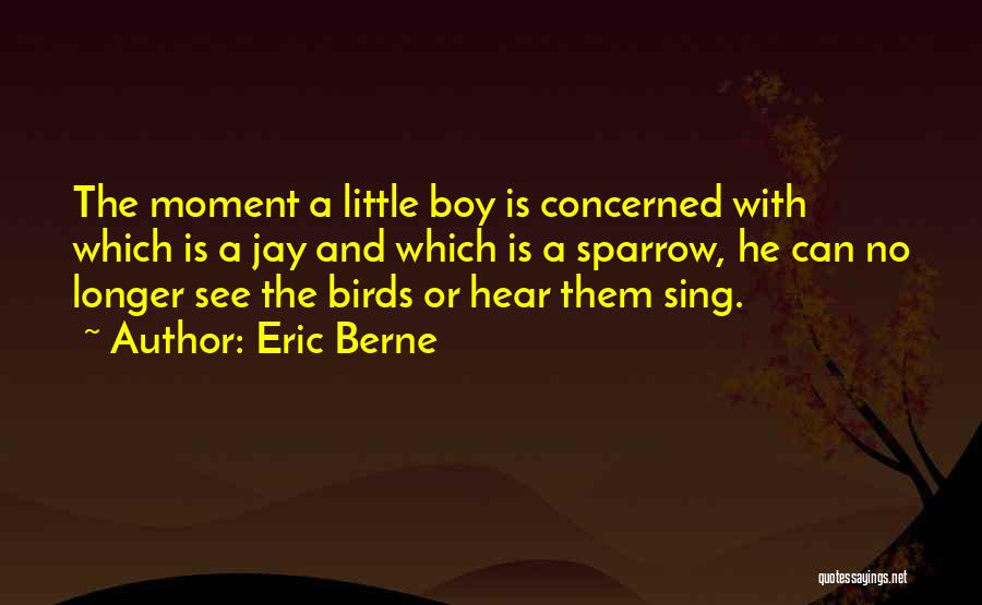 Wonder Boy Quotes By Eric Berne