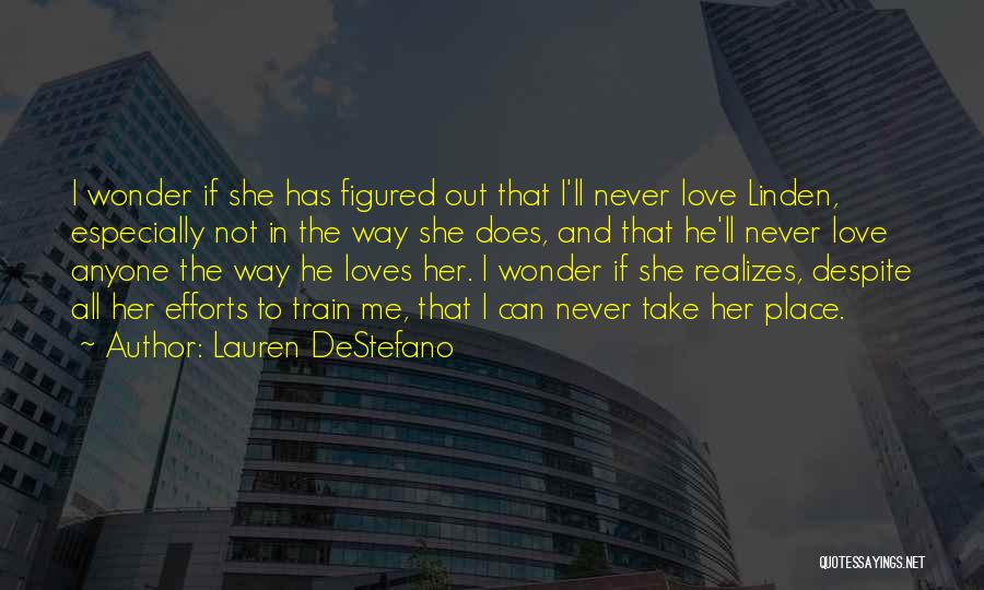 Wonder If He Loves Me Quotes By Lauren DeStefano