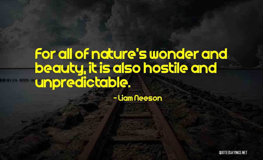 Wonder Of Nature Quotes By Liam Neeson Wonder Of Nature Quotes By Liam Neeson
