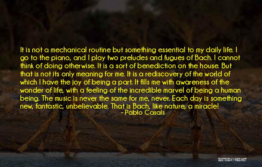 Wonder Of Nature Quotes By Pablo Casals Wonder Of Nature Quotes By Pablo Casals