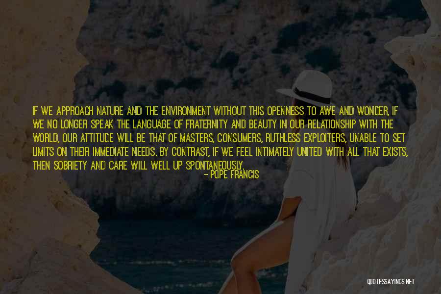 Wonder Of Nature Quotes By Pope Francis