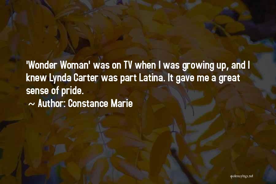 Wonder Woman Quotes By Constance Marie