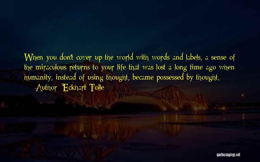 Wonder World Quotes By Eckhart Tolle