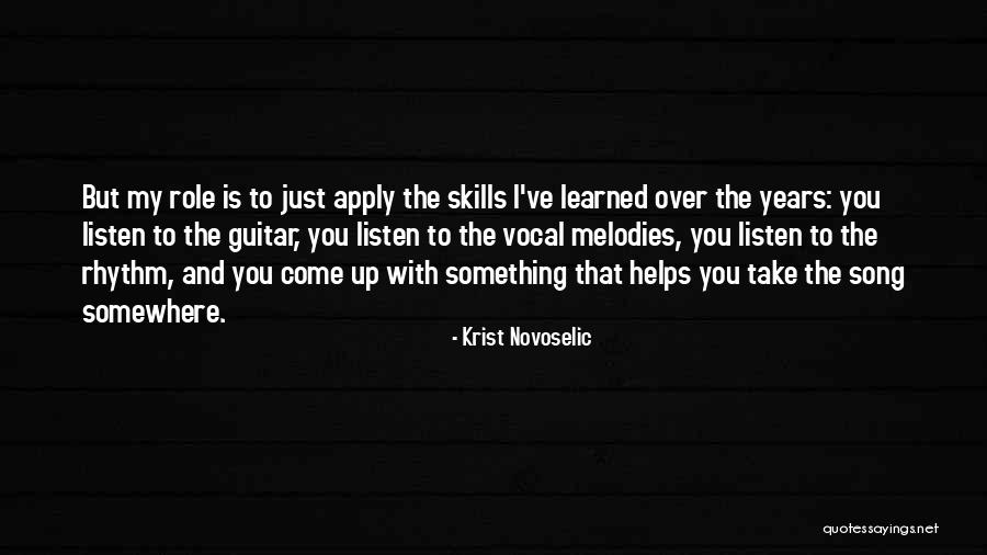 Wonder Years Song Quotes By Krist Novoselic Wonder Years Song Quotes By Krist Novoselic