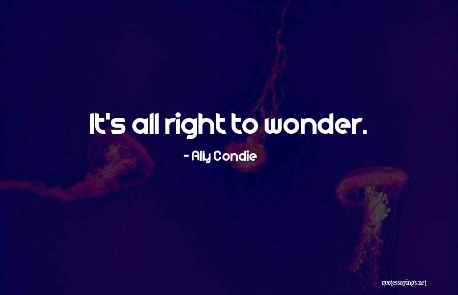Wonder Years Wiki Quotes By Ally Condie Wonder Years Wiki Quotes By Ally Condie