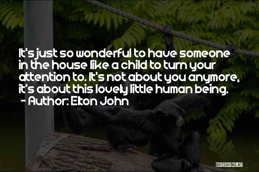 Wonderful Human Being Quotes By Elton John