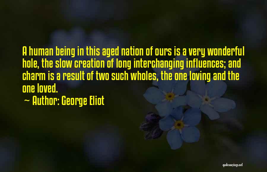 Wonderful Human Being Quotes By George Eliot