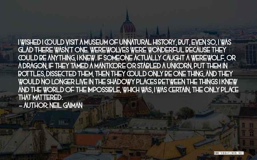 Wonderful Places Quotes By Neil Gaiman